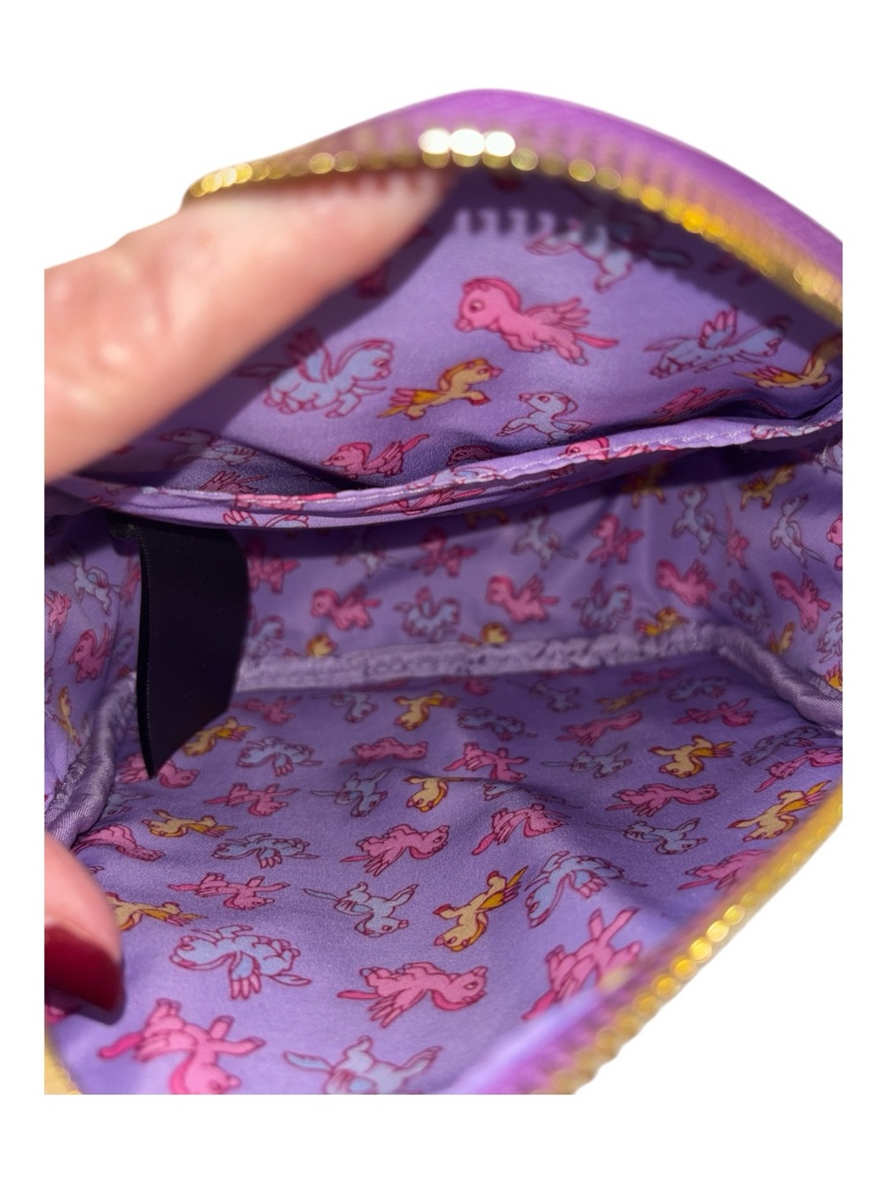 Loungefly Purple Pink Cream Multi-Color Pony Ballet Mini Backpack - Picture 10 of 10